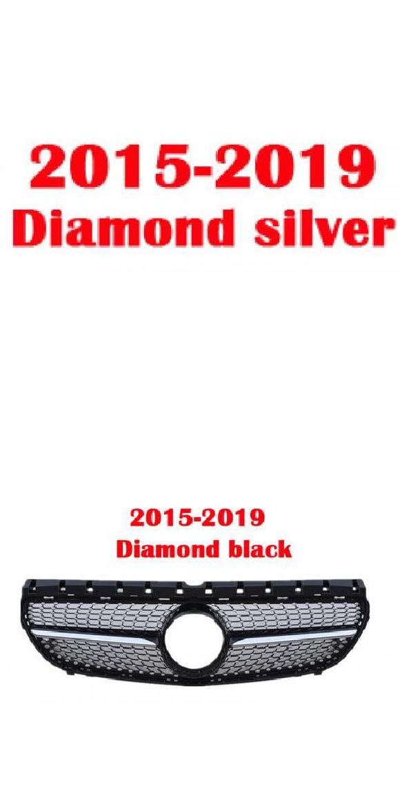 ミドル グリル 適用: メルセデスベンツ Bクラス W245 W246 W247 B180 B200 B260 ABS センター グリル GT バーチカル バー 2009-2020 スタイル 9・スタイル 10 AL-KK-4393 AL｜オートパーツエージェンシー