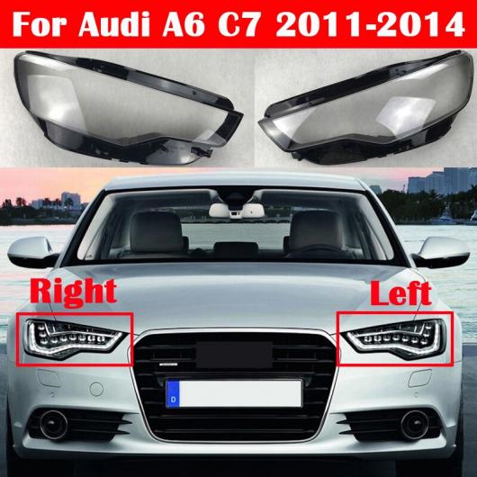 フロント ヘッドライト レンズ カバー オート ケース ヘッドランプ ガラス ランプシェード 適用: アウディ/AUDI A6 C7 2011-2014 ランプカバー ヘッド ランプ ライト シェル 左右 AL-KK-4653 AL Car parts 42,907円