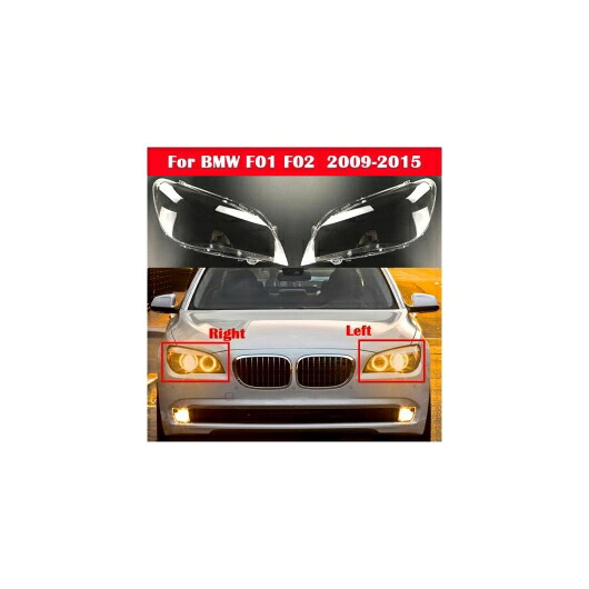 フロント ヘッドライト レンズ カバー オート ガラス ヘッドランプ ランプカバー ランプシェード ランプ シェル 適用: BMW 7シリーズ F01 F02 2009-2015 左右 AL-KK-4597 AL Car parts｜オートパーツエージェンシー