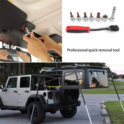 分解 ツール スクリュー 解体 レンチ ツール キット 適用: ジープ/JEEP ラングラー JK JL 2007 シルバー レッド AL-KK-5087 AL Car parts