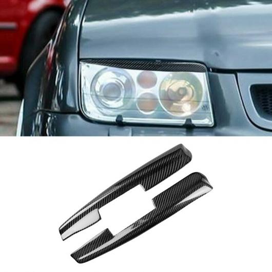 カーボンファイバー ヘッドライト アイブロー アイリッド 適用: ジェッタ ボーラ 4 MK4 1999-2004 AL-KK-5017 AL Car parts
