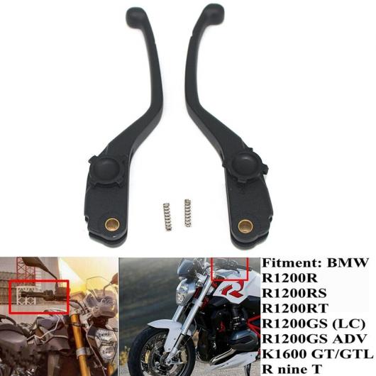 オートバイ クラッチ ブレーキ レバー 適用: BMW R1200RT R1200GS アドベンチャー 2014-2018 R1200R R1200RS 2015-2018 R1200GS/LC 2013-2018 ブラック AL-KK-5323 2輪 AL Motorcycle parts