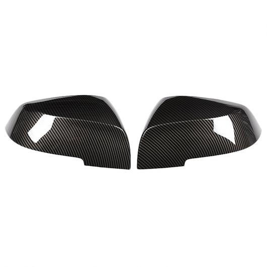 カーボンファイバー ABS サイド バックミラー ミラー キャップ カバー トリム 適用: BMW 3 4シリーズ GT F30 F31 F32 F33 F34 F36 2013-2018 ブラック AL-KK-5849 AL Exterior parts for cars