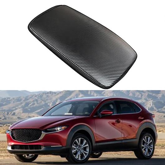 カーボンファイバー センター コンソール レザー アームレスト カバー 適用: マツダ CX-30 CX30 2020 ブラック AL-KK-6031 AL Interior parts for cars｜オートパーツエージェンシー