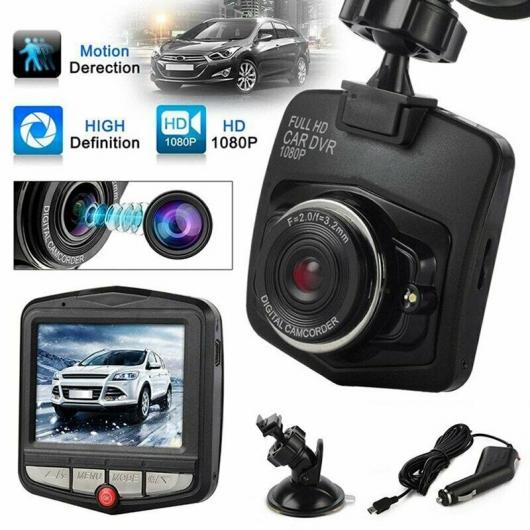 2.4インチ HD 1080P カメラ ダッシュ カム DVR ビデオ レコーダー ナイト ビジョン カメラ ブラック AL-KK-6244 AL Car parts