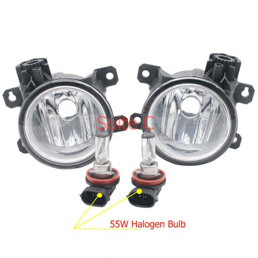 2ピース 9LED フォグライト ランプ 適用: ホンダ ジャズ フィット/フィット スポーツ フェイスリフト 2017 2018 H11 12V ハロゲン フォグライト DRL タイプC AL-KK-6680 AL Light lamp for car