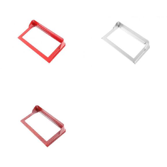 GPS ナビゲーション 装飾 パネル トリム ステッカー 適用: スズキ ジムニー 2019 2020 JB64 JB74 インテリア アクセサリー ABS シルバー レッド レッド～レッドカーボン AL-KK-6772 AL Car decorative parts｜オートパーツエージェンシー