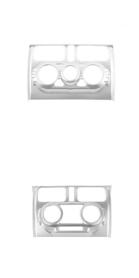 エアコン コントロール 装飾 パネル 適用: スズキ ジムニー 2019 2020 JB64 JB74 インテリア アクセサリー ABS レッド シルバー シルバー オートマチック・シルバー マニュアル AL-KK-7004 AL Car decorative parts｜オートパーツエージェンシー
