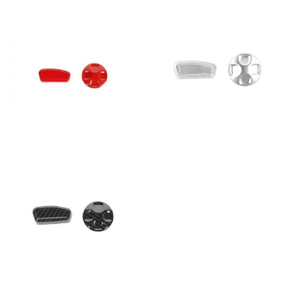 カーシート アジャスター 装飾 カバー ステッカー 適用: ダッジ/DODGE チャレンジャー 2010-2020 インテリア アクセサリー ABS レッド シルバー レッド~カーボン調 AL-KK-7028 AL Car decorative parts|オートパーツエージェンシー