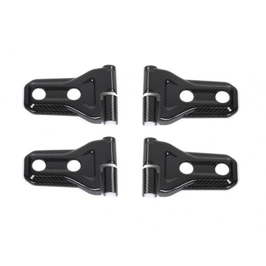 ドア ヒンジ カバー 装飾 ステッカー 適用: ジープ/JEEP ラングラー JL グラディエーター JT 2021 2020 2019 2018 2/4ドア エクステリア アクセサリー 2ドア カーボン調 AL-KK-7193 AL Car decorative parts