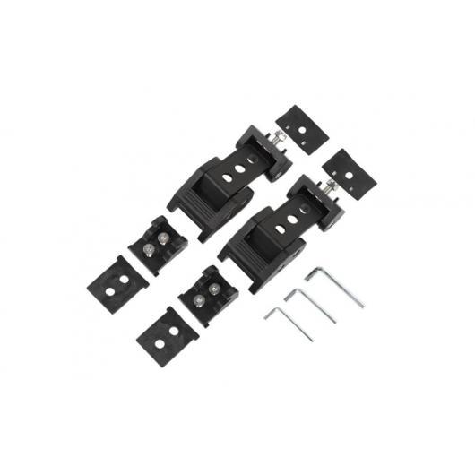 フード ラッチ ロッキング フード キャッチ キット 適用: ジープ/JEEP ラングラー JK JKU 2011-2018 2/4ドア エクステリア アクセサリー ブラック ブラック AL-KK-7237 AL Car supplies