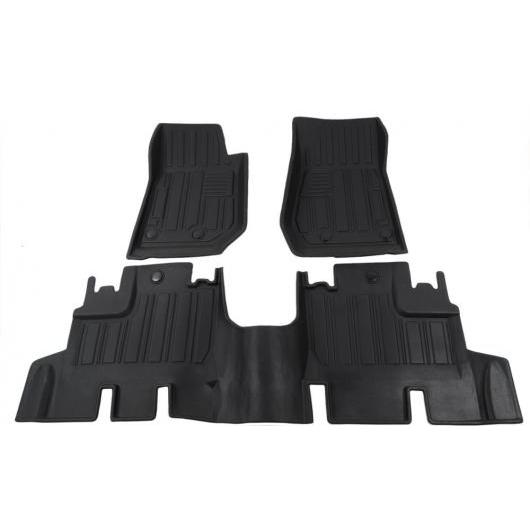 フロア パッド フット マット TPE パッド 適用: ジープ/JEEP ラングラー JK 2007-2014 2015 2016 2017 2/4ドア インテリア アクセサリー ブラック 4ドア AL-KK-7266 AL Car supplies