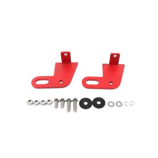 フロント リア バンパー トレーラー 牽引 フック キット 適用: スズキ ジムニー 2019 2020 JB64 JB74 エクステリア アクセサリー スタイリング レッド 鉄 レッド リア AL-KK-7301 AL Car supplies