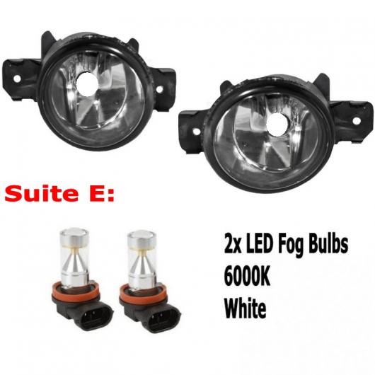 適用: インフィニティ/INFINITI JX35 2013 QX60 2014 2015 9LED フォグライト H11 H8 12V 55W ハロゲン LED フォグ ヘッド ランプ タイプE AL-KK-7436 AL Light lamp for car|オートパーツエージェンシー