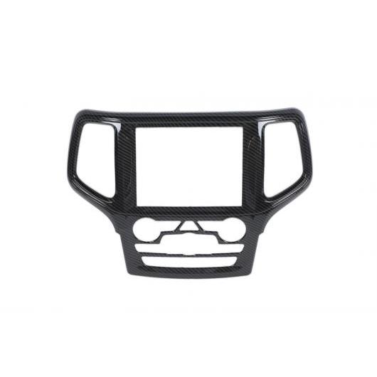 適用: ジープ/JEEP グランド チェロキー/CHEROKEE 2019 2020 セントラル コントロール ナビゲーション 装飾 パネル インテリア アクセサリー ABS カーボンファイバー スタイリング カーボン調 AL-KK-7455 AL Car decorative parts 16,074円
