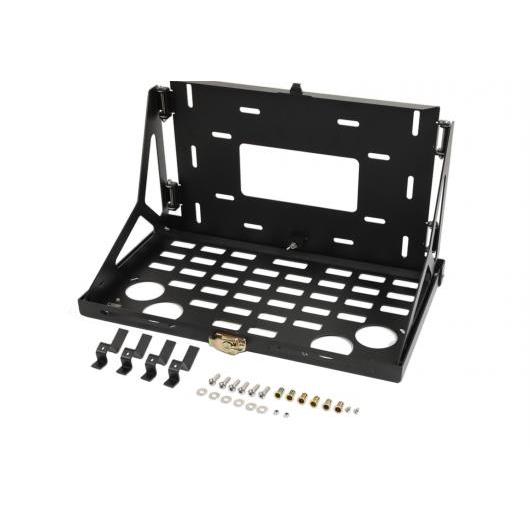 適用: ジープ/JEEP ラングラー JK JKU 2007-2017 JL 2018 2019 2020 2021 テールゲート テーブル リア 折り畳み式 バック シェルフ ストレージ ブラケット アクセサリー ジープ JK JL AL-KK-7490 AL Car supplies 132,060円