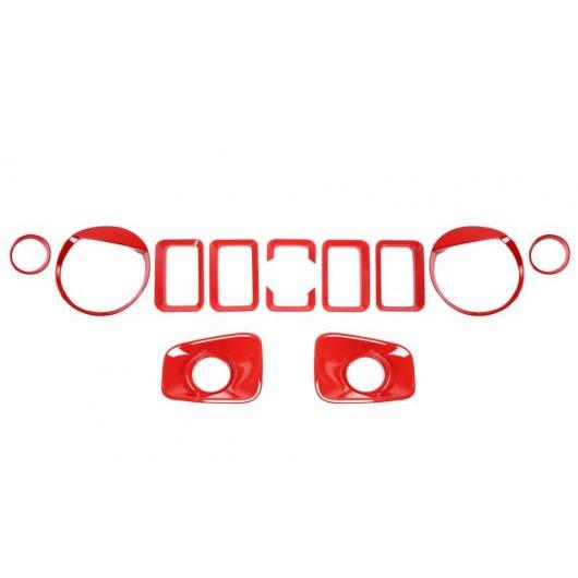 適用: スズキ ジムニー 2019 2020 JB74 グリル /ヘッドライト/フロント ウインカー/フロント フォグライト 装飾 エクステリア アクセサリー レッド A AL-KK-7597 AL Car decorative parts|オートパーツエージェンシー