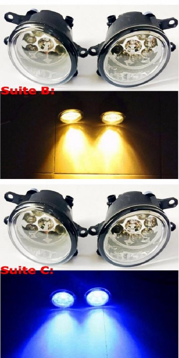 適用: トヨタ タンドラ 2014 2015 2016 2017 9LED チップ LED フォグ ヘッド ランプ H11 H8 12V 55W ハロゲン フォグライト タイプB・タイプC AL-KK-7703 AL Light lamp for car