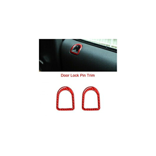適用: フォード/FORD マスタング 2009 2010 2011 2012 2013 インナー 装飾 ステッカー インテリア アクセサリー リアル レッド カーボンファイバー レッド カーボンファイバー F AL-KK-7754 AL Car decorative parts｜オートパーツエージェンシー