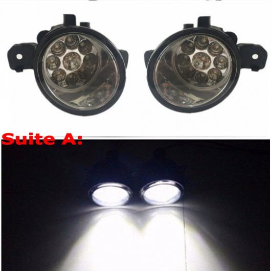 適用: 日産 セントラ パルサー シルフ 2013-2017 9LED フォグライト H11 H8 12V 55W ハロゲン LED フォグ ヘッド ランプ タイプA AL-KK-7866 AL Light lamp for car