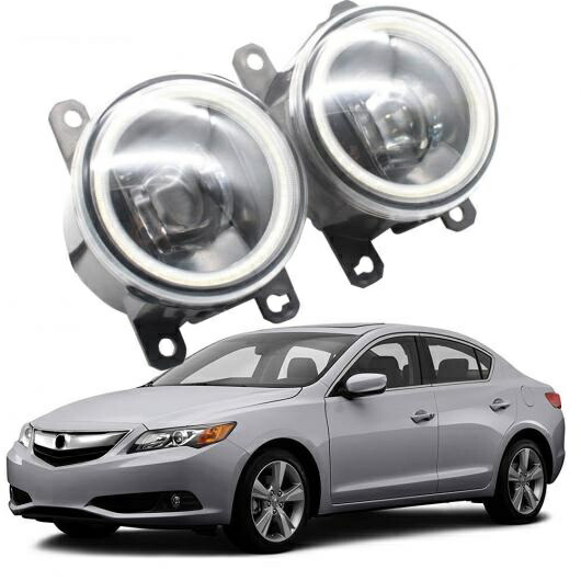 Al Led エンジェルアイ Drl 勤勉 アキュラ Acura Ilx 13 14 15 16 17 18 フォグライト カットラインレンズ ホワイト エンジェルアイ Al Kk 7993 Colegiovictorhugo Cl