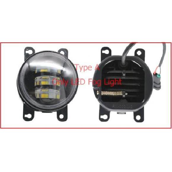 2ピース LED エンジェルアイ DRL 適用: 三菱 モンテロ ショーグン パジェロ 2008-2011 2012 2013 2014 LED フォグ LED DRL・LEDフォグライトのみ エンジェルアイなし AL-KK-8181 AL Car light