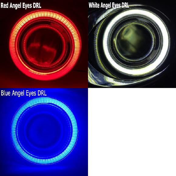 LED COB エンジェルアイ DRL イエロー シグナル ライト H11 フォグライト キセノンバルブキット レッド エンジェルアイ～アイスブルー エンジェルアイ 4300K・6000K AL-LL-6083 AL Car parts 43,128円