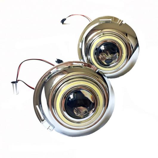 適用: プジョー/PEUGEOT 307 CC セダン ハッチ SW LED COB エンジェルアイ DRL イエロー シグナル ライト H11 ハロゲンバルブキット 2in1カラー エンジェルアイ 4300K・6000K AL-LL-6087 AL Car parts|オートパーツエージェンシー