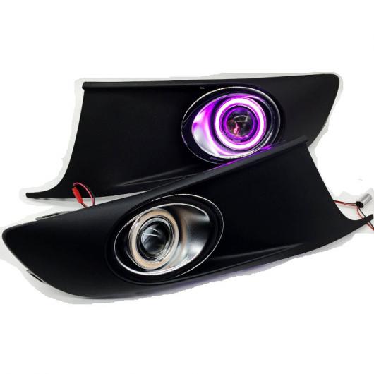 適用: フォルクスワーゲン/VOLKSWAGEN トゥーラン キャディ 2010-2015 エンジェルアイ LED DRL イエロー シグナル ライト キセノンバルブキット 2in1カラー エンジェルアイ 4300K・6000K AL-LL-6149 AL Car parts|オートパーツエージェンシー