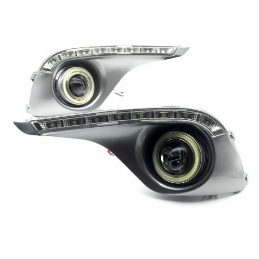 適用: トヨタ ハイランダー 2012 2013 COB エンジェルアイ/LED DRL DRL/ キセノンバルブキット レッド エンジェルアイ～アイスブルー エンジェルアイ 4300K・6000K AL-LL-6158 AL Car parts