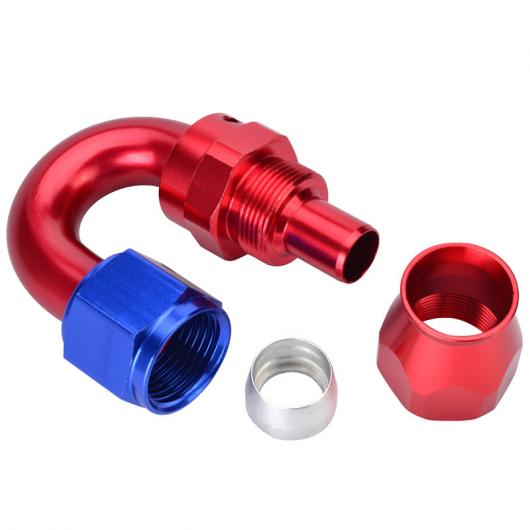 AN10 スイベル PTFE ホース エンド フィッティング ストレート 適用: オイル フューエル ライン 180度 AL-LL-0384 AL Car parts