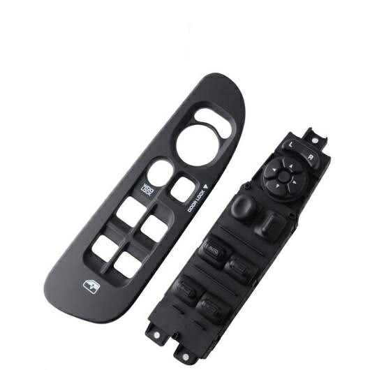 2ピース 電動 パワー ウインドウ マスター コントロール スイッチ + ウインドウ パネル プレート 適用: 97-2001 ジープ/JEEP チェロキー/CHEROKEE 68171681AA 56009449AC AL-LL-0591 AL Interior parts for cars