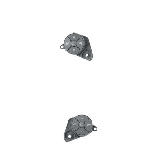 LH + RH ステアリング ホイール スイッチ コントロール ボタン トリム カバー 適用: メルセデス W164 ML GL W251 R クラス 2007-2011 グレー 左・グレー 右 AL-LL-1245 AL Car parts