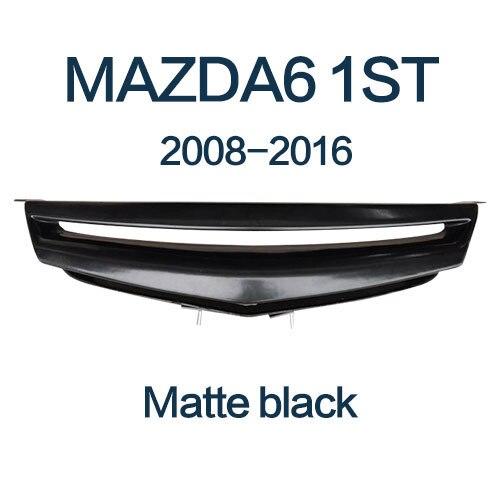 レーシング グリル バンパー カーボン サーフェス メッシュ フロント グリル アクセサリー 適用: 初代 MAZDA6 2008-2016 マットブラック AL-LL-1453 AL Exterior parts for cars