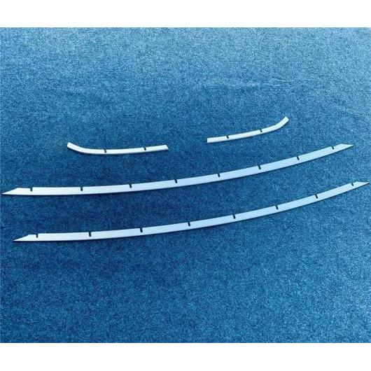 適用: トヨタ ヴェンザ 2代目 XU80 2020 2021 ハリアー 4代目 フロント フェイス アッパー ロワー グリル エア インテーク 吹き出し口 エアスクープ トリム 光沢 4ピース AL-LL-1566 AL Exterior parts for cars
