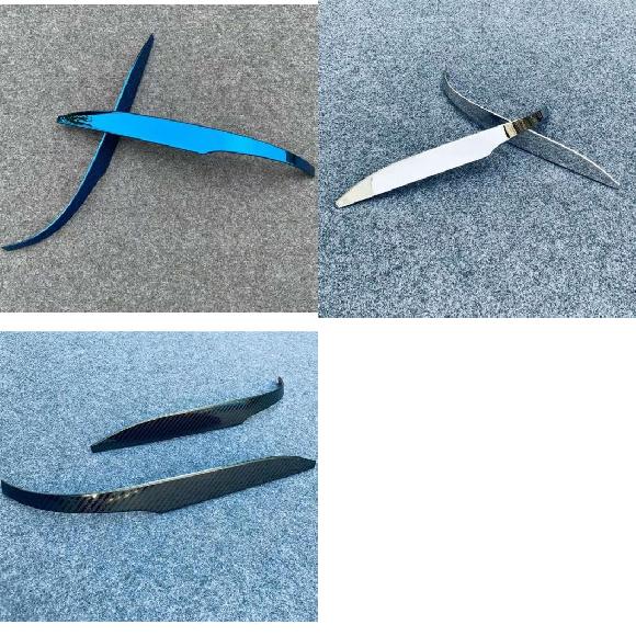 適用: トヨタ ヴェンザ 2代目 XU80 2020 2021 ハリアー 4代目 サイド ウイング フェンダー バックミラー ドア 反射 ミラー トリム ブルー～カーボン調 AL-LL-1586 AL Exterior parts for carsその他