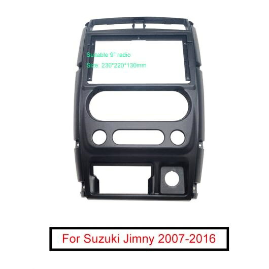ステレオ 9インチ 2DIN ビッグ スクリーン フレーム アダプタ 適用: スズキ ジムニー ダッシュ オーディオ フィッティング パネル フレーム キット AL-LL-6237 AL Interior parts for cars