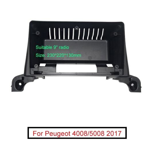 オーディオ 2DIN フレーム アダプタ 適用: プジョー/PEUGEOT 4008/5008 9 ビッグ スクリーン DVD プレーヤー ラジオ ダッシュ フィッティング パネル フレーム キット AL-LL-6290 AL Interior parts for cars