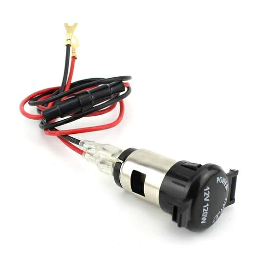 1ピース 12V 120W パワー オートバイ モーターバイク シガーソケット ソケット プラグ USB チャージャー AL-LL-6738 AL Car parts