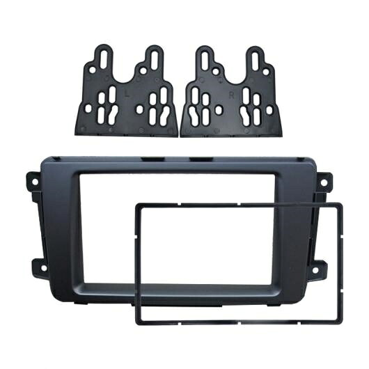 2DIN ステレオ オーディオ ラジオ フレーム 適用: マツダ 2009 CX-9 2007-2016 CD/DVD プレート トリム パネル ダッシュ マウント キット AL-LL-7291 AL Interior parts for cars｜オートパーツエージェンシー