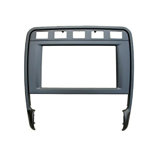 2DIN ステレオ ラジオ プレート パネル フレーム 適用: ポルシェ/PORSCHE カイエン ターボ 2009 CD/DVD ラジオ パネル ダッシュボード フレーム マウント AL-LL-7377 AL Interior parts for cars