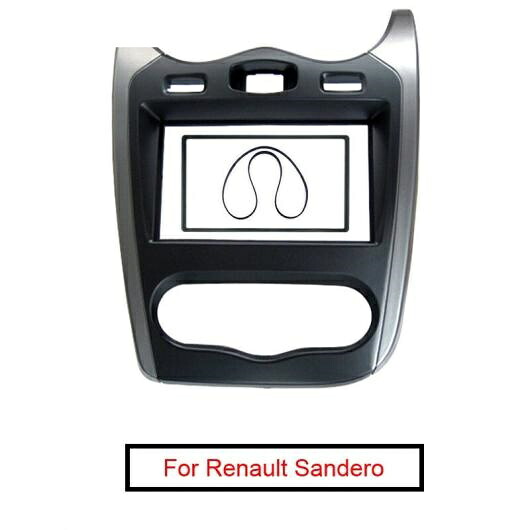 2DIN ステレオ ラジオ プレート パネル フレーム 適用: ルノー/RENAULT サンデロ 2013 ダッシュ マウント キット AL-LL-7515 AL Interior parts for cars