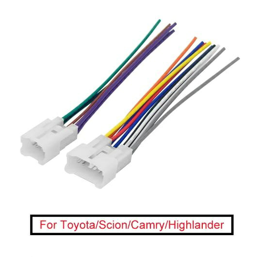 10ペア トラック ラジオ オーディオ ステレオ ワイヤー ハーネス 適用: トヨタ サイオン/SCION AL-LL-7582 AL Car parts｜オートパーツエージェンシー
