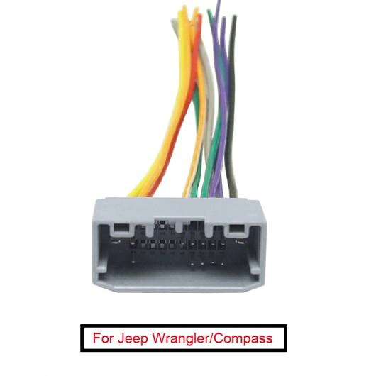 10ピース ステレオ 配線 ハーネス アダプタ メス プラグ 適用: ジープ/JEEP ラングラー/コンパス OEM オーディオ ワイヤー ケーブル AL-LL-7588 AL Car parts｜オートパーツエージェンシー