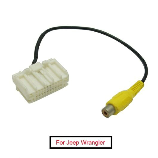 10ピース AUX ビデオ アウトプット RCA ケーブル 適用: ジープ/JEEP 2008 + OEM ラジオ ステレオ DVD/リア カメラ AL-LL-7591 AL Car parts