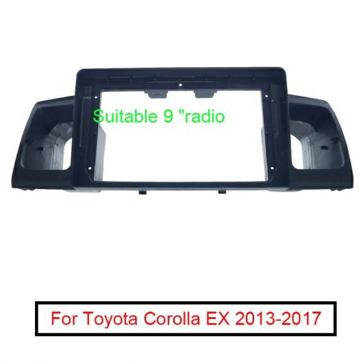 ラジオ 2DIN フレーム 適用: トヨタ カローラ EX 13-17 9インチ ビッグ スクリーン ダッシュ ステレオ フィッティング パネル フレーム キット AL-LL-7831 AL Interior parts for cars