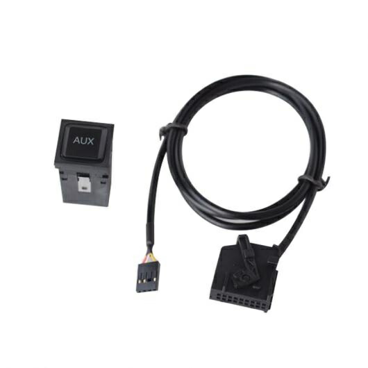 AUX イン スイッチ MP3 オーディオ インターフェース ワイヤー 適用: フォルクスワーゲン/VOLKSWAGEN アウディ/AUDI フォード/FORD シュコダ AUX ケーブル アダプタ AL-LL-8043 AL Car parts 5,898円