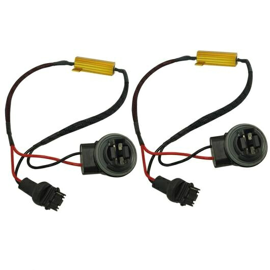 6ピース 3156 ノーエラー ロード レジスタ ちらつき防止 デコーダ 適用: LED ライト AL-LL-8165 AL Car parts