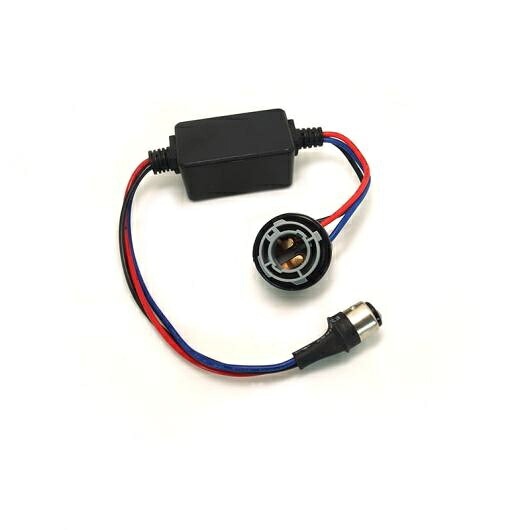 8ピース DC12V 1157/BAY15D ウインカー ソケット ワーニング エラー キャンセラー エラー ロード レジスタ LED デコーダ AL-LL-8201 AL Car parts|オートパーツエージェンシー