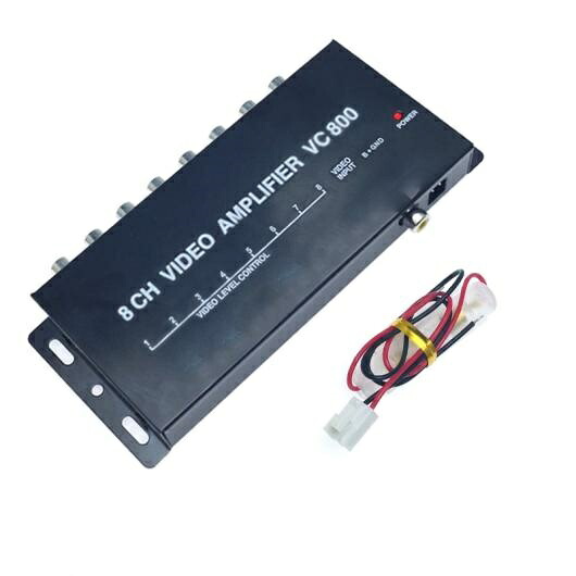1ピース DC12V 1 8 アウトプット ビデオ シグナル スプリッター 増幅器 適用: DVD/LCD/TV ビデオ スプリッター AL-LL-8264 AL Car parts|オートパーツエージェンシー